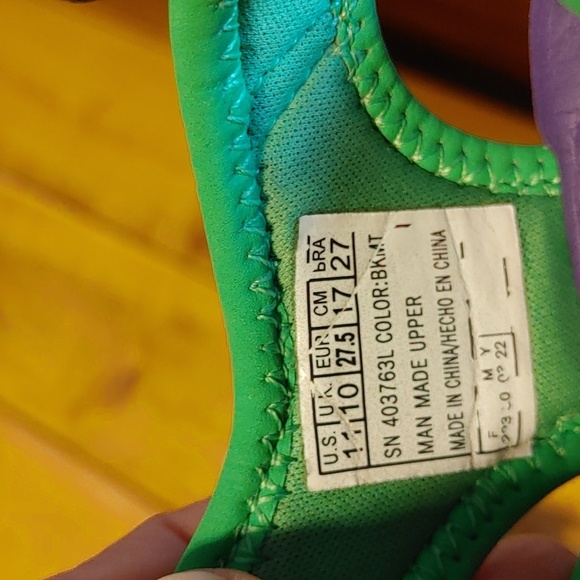 Boys Solar Quest Black Multi Sandals Size 11 - Picture 9 of 9